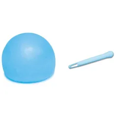 Tiny Wubble świecąca w ciemności niebieska piłka bąbelkowa 30 cm zdjęcie 3