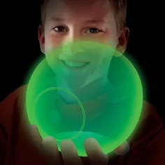 Tiny Wubble świecąca w ciemności zielona piłka bąbelkowa 30 cm zdjęcie 2