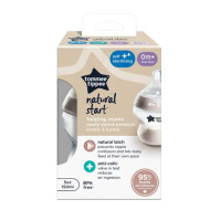 Tommee Tippee: Closer To Nature przezroczysta butelka 150 ml (0 mies.+)