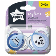 Tommee Tippee: Zestaw 2 smoczków Anytime (0-6 miesięcy)