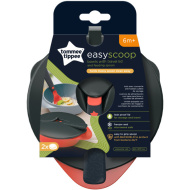 Tommee Tippee: miseczka do karmienia Easyscoop z pokrywką i łyżeczką