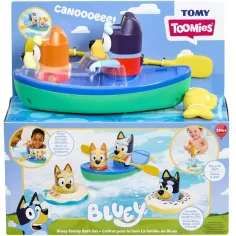 Tomy Toomies: Bluey — rodzinna przejażdżka łodzią, zabawka do kąpieli