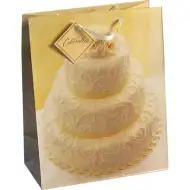 Torebka na prezent o normalnym rozmiarze na tort weselny 11x6x15 cm
