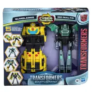 Transformers: Earth Spark - Cyber-Combiner Bumblebee i Mo Malto - przekształcalna i łączona figurka robota - Hasbro