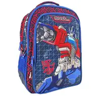 Transformers trzykomorowy zaokrąglony plecak szkolny, plecak 32x18x43cm