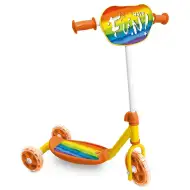 Trójkołowa hulajnoga w tęczowe wzory - Mondo Toys