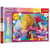 Trolle 100-elementowe puzzle z brokatem - Trefl