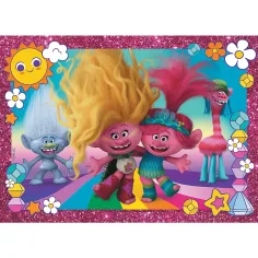 Trolle 100-elementowe puzzle z brokatem - Trefl zdjęcie 2