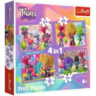 Trolle 3: Zestaw puzzli 4 w 1 - Trefl