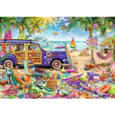Tropikalny relaks, puzzle 2000 elementów - Trefl zdjęcie 2