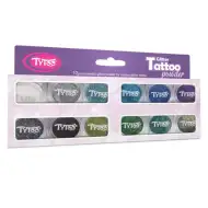 TyToo: Zestaw brokatów w chłodnych kolorach 12x2,5ml