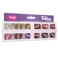 TyToo: Zestaw brokatów w ciepłych kolorach 12x2,5ml