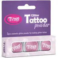 TyToo: Zestaw brokatów w kolorze pudrowego różu 3x2,5 ml