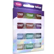 TyToo: Zestaw brokatów w różnych kolorach 12x2,5 ml
