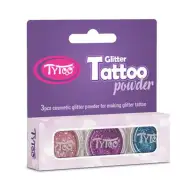 TyToo: Zestaw brokatu w kolorach różowym, turkusowym i mauve 3x2,5ml