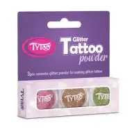 TyToo: Zestaw brokatu w kolorach różowym, złotym i szampańskim 3x2,5ml