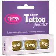 TyToo: Zestaw złotego brokatu 3x2,5ml