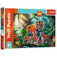 Tygrysy w dżungli puzzle 200 elementów - Trefl