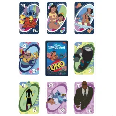 UNO: Disney Lilo i Stitch gra karciana - Mattel zdjęcie 2
