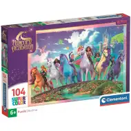 Unicorn Academy zespół 104-elementowe puzzle Supercolor - Clementoni