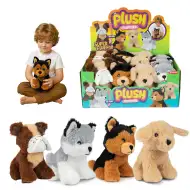 Uroczy pluszowy piesek 15 cm, dostępny w różnych wariantach, 1 szt.