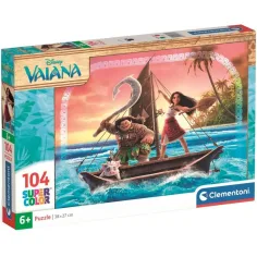 Vaiana 2 – Przygody, 104-elementowe puzzle Supercolor - Clementoni
