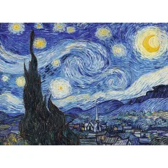 Van Gogh: Gwiaździsta noc, drewniane puzzle 200 elementów - Trefl zdjęcie 2