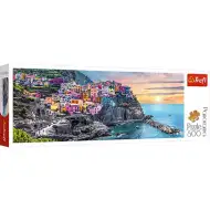 Vernazza o zachodzie słońca, Włochy Panorama puzzle 500 elementów - Trefl
