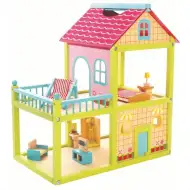 Villa Anna drewniany domek dla lalek z meblami