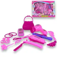 Vouge Girl: 12-częściowy zestaw piękności z akcesoriami fryzjerskimi, telefonem i kolczykami