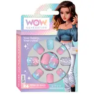 WOW Generation: zestaw 24 samoprzylepnych sztucznych paznokci