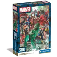 Walka bohaterów Marvela, puzzle 500 elementów - Clementoni