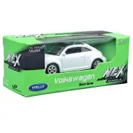 Welly: Biały model samochodu Volkswagen Garbus w skali 1:64