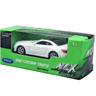Welly: Mercedes-Benz SL500 biały metalowy model samochodu w skali 1/64