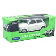 Welly: Mini Cooper 1300 biały metalowy model samochodu w skali 1/64