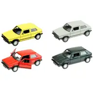 Welly: metalowy model samochodu Volkswagen Golf I GTI w różnych wersjach, 11 cm