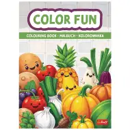 Wesoła kolorowanka z warzywami i owocami – Trefl