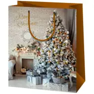 Wesołych Świąt! Świąteczna ogromna torba na prezenty 40x20x56 cm