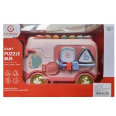 Wielofunkcyjna zabawka edukacyjna Baby Bus w różnych kolorach. zdjęcie 2