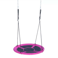 Wonderland Huśtawka gniazdowa 120 cm - Różowy