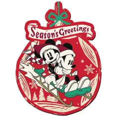 Wood Craft: Disney – Święta Myszki Miki i Minnie, 160-elementowa ekskluzywna drewniana układanka – Trefl zdjęcie 2