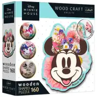 Wood Craft: Disney - Stylowa Myszka Minnie, premium drewniane puzzle 160 elementów - Trefl