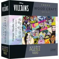 Wood Craft: Disney Złoczyńcy, puzzle 1000 elementów - Trefl