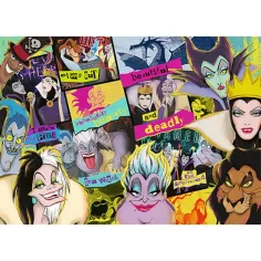 Wood Craft: Disney Złoczyńcy, puzzle 1000 elementów - Trefl zdjęcie 3