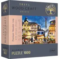 Wood Craft: Francuska aleja 1000-elementowe premium drewniane puzzle - Trefl