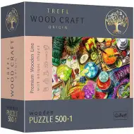 Wood Craft: Kolorowe koktajle drewniane puzzle 500+1 szt. - Trefl