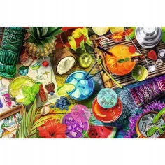Wood Craft: Kolorowe koktajle drewniane puzzle 500+1 szt. - Trefl zdjęcie 3