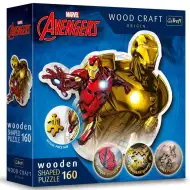 Wood Craft: Marvel Avengers - Iron Man 160-elementowy premium drewniany puzzle - Trefl