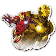 Wood Craft: Marvel Avengers - Iron Man 160-elementowy premium drewniany puzzle - Trefl zdjęcie 2