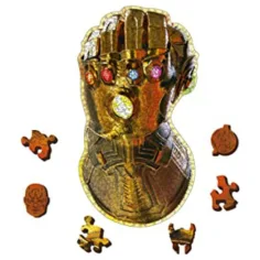 Wood Craft: Rękawica Nieskończoności Avengers 500+5 sztuk premium drewniane puzzle - Trefl zdjęcie 2